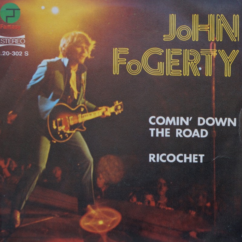 John Fogerty - Comin' Down The Road. Single Vinilo 45 rpm
