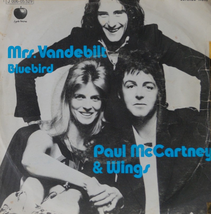 Paul Mc Cartney & Wings - Mrs Vanderbilt. Single Vinilo 45 rpm