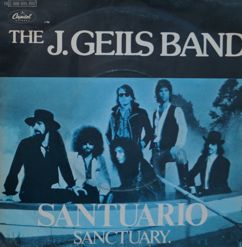 The J Geils Band – Sanctuary (Santuario). Single Vinilo 45 rpm