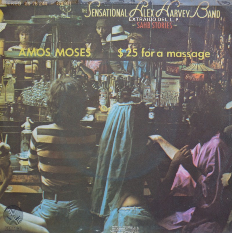 The Sensational Alex Harvey Band - Amos Moses. Single Vinilo 45 rpm