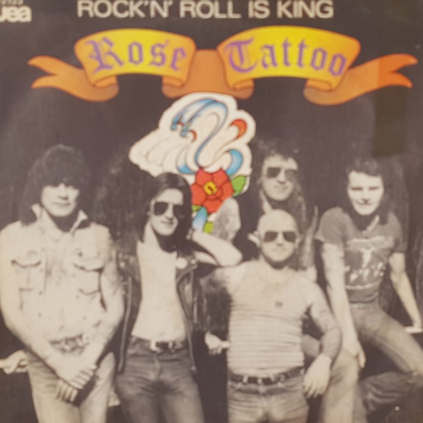 Rose Tattoo - Rock & Roll Is King. Single vinilo 45 rpm